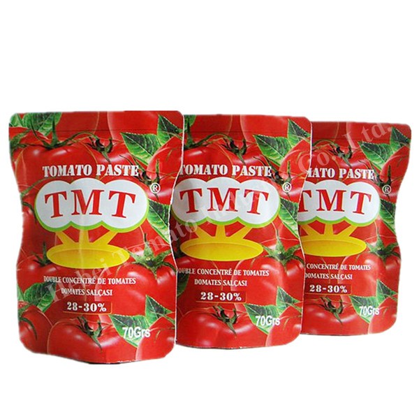 Sachet tomato paste 56g, 70g